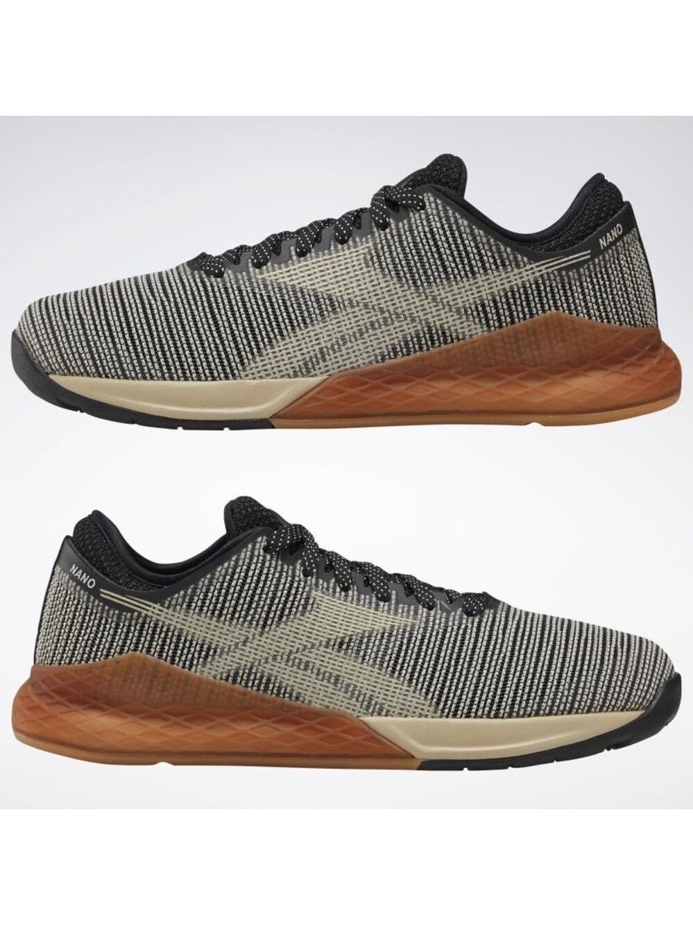 Reebok Nano 9 Black Gum Khaki Men Gym Cross Training Fitness Shoes DV6359 Sz 7.5